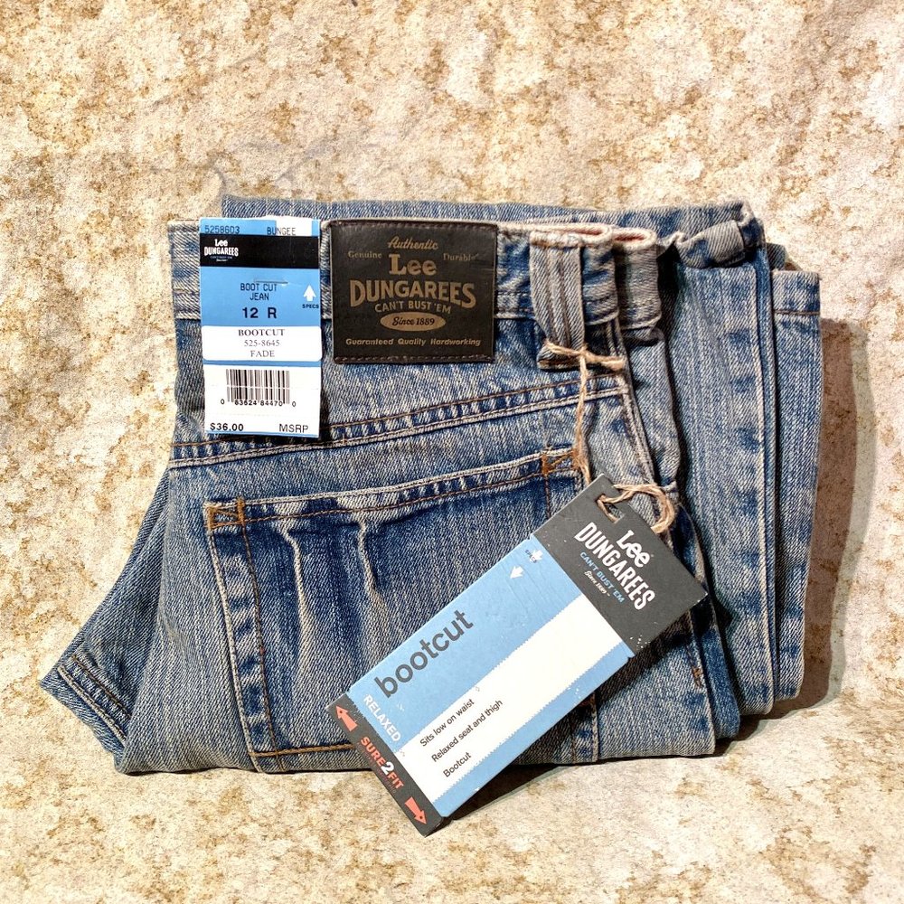 NWT Lee Dungarees Boot Cut Jeans - 12R